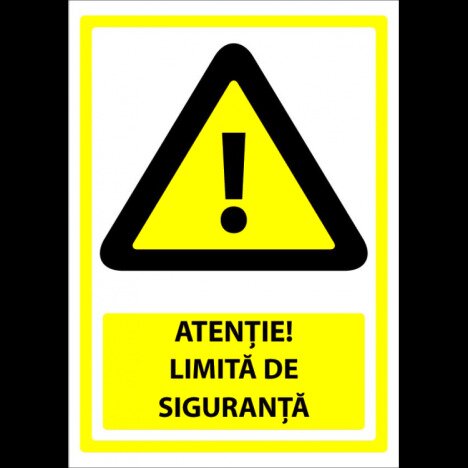 Indicator pentru atentie limita de siguranta